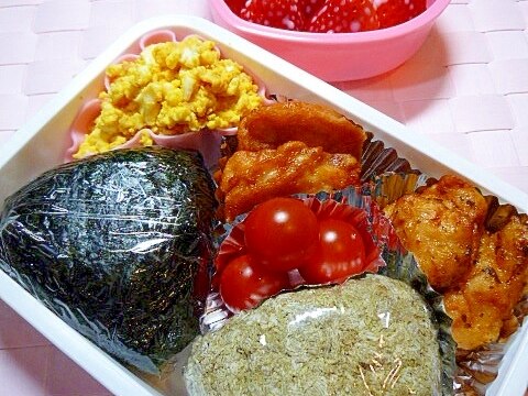 センター試験頑張ってね弁当♪